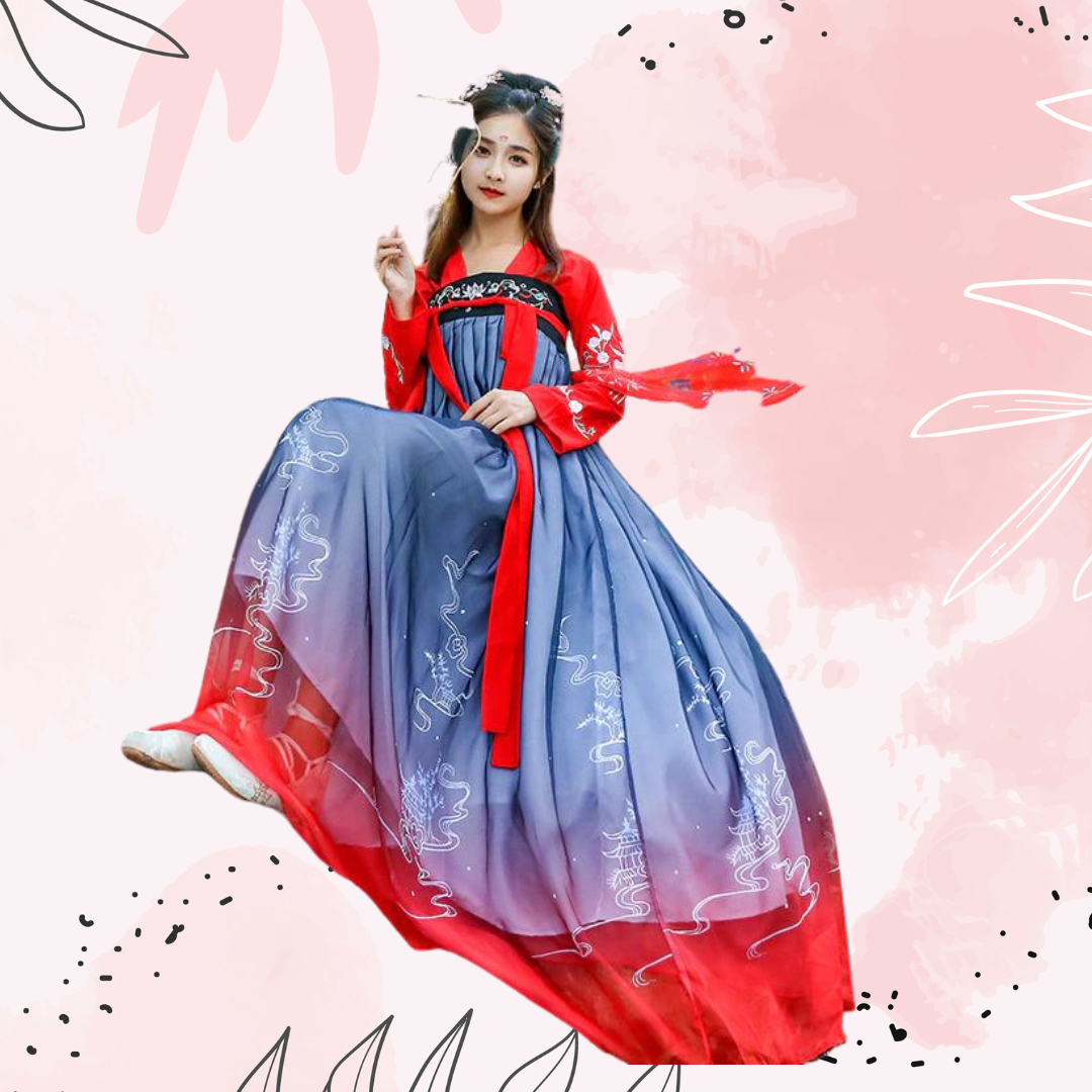 Hanappeal - Chinese Luxury Hanfu - Tang Dynasty, Elegant and Classic Style